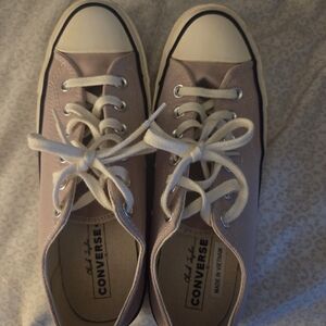 Converse Low-Top Sneakers in Blush Pink with White Accents